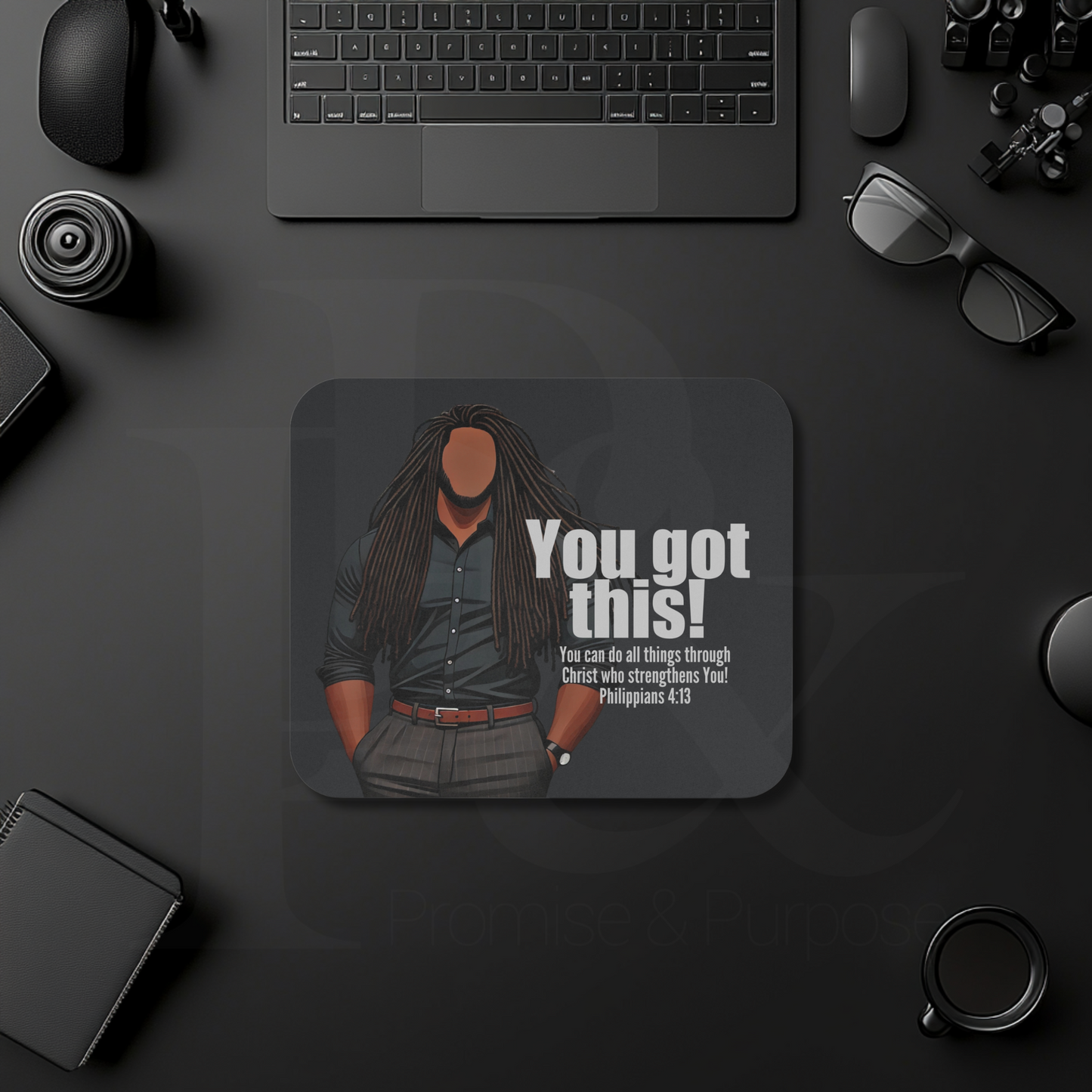 You Got This Mouse Pad | Faith-Based Desk Decor | YGTM13
