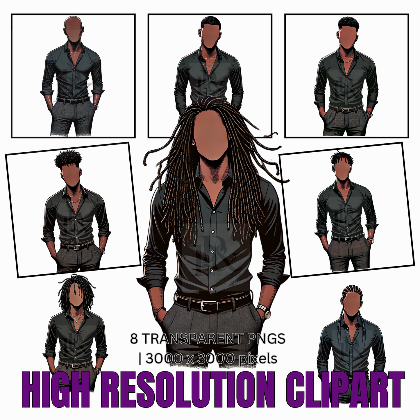 Men of Promise - Black and Gray Dressy