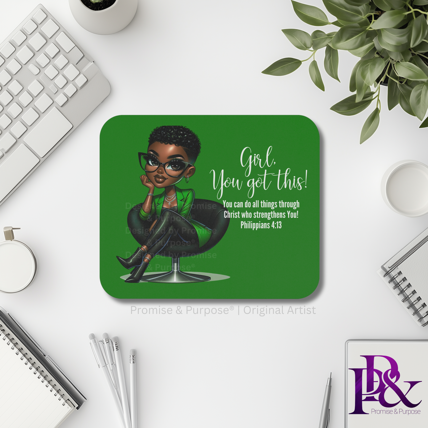 Girl You Got This™ Mousepad by Promise & Purpose®