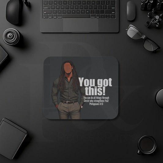 You Got This Mouse Pad | Faith-Based Desk Decor | YGTM12