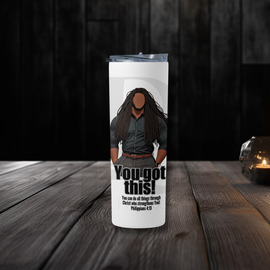 You Got This 20oz Tumbler | Faith-Based Desk Decor | YGTM13