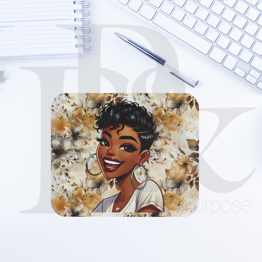 God's Masterpiece Collection - Golden Smile Mousepad