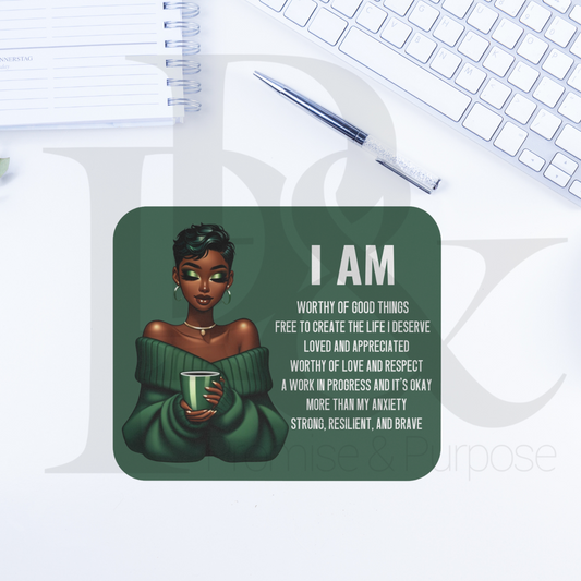 Mental Health Awareness Affirmation Mousepad - MHW01