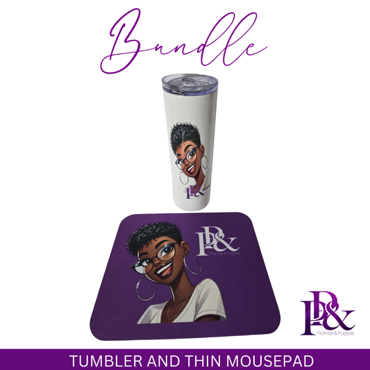 Bundles with Purpose - 20oz Tumbler & Thin Mousepad