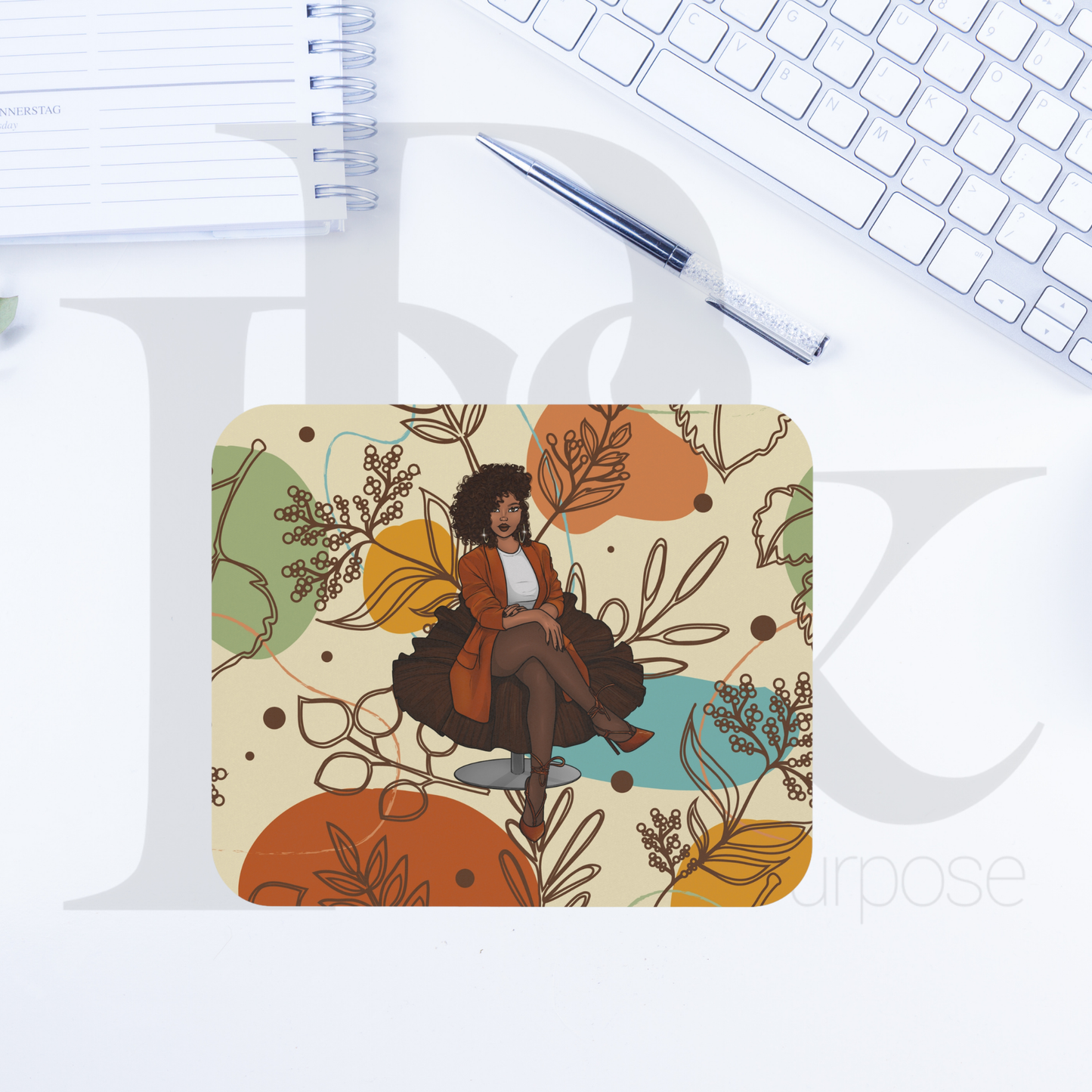 Sitting Here Trusting God Mousepad