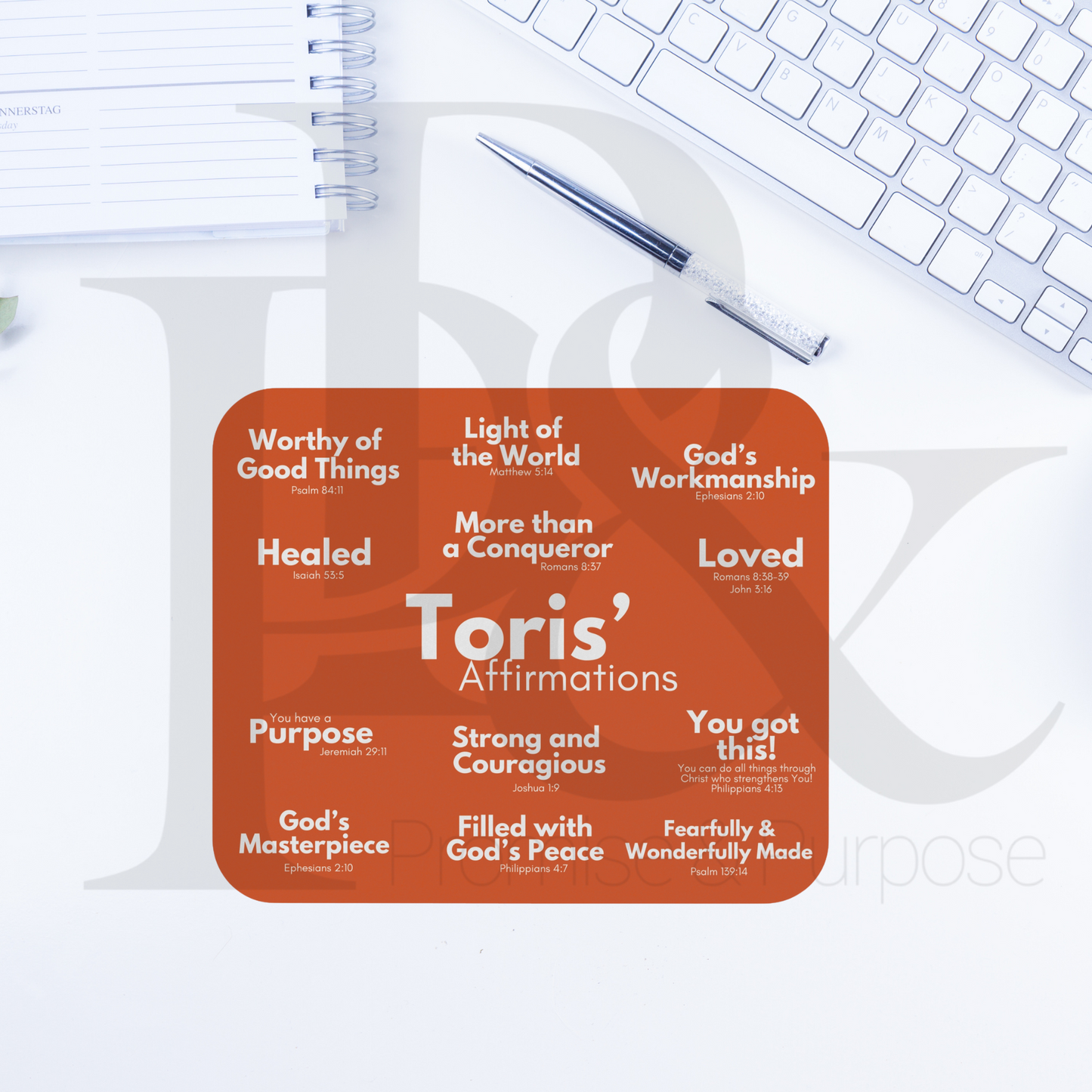 You Got This - Affirmations Personalizable Straight Text 2 Mousepad