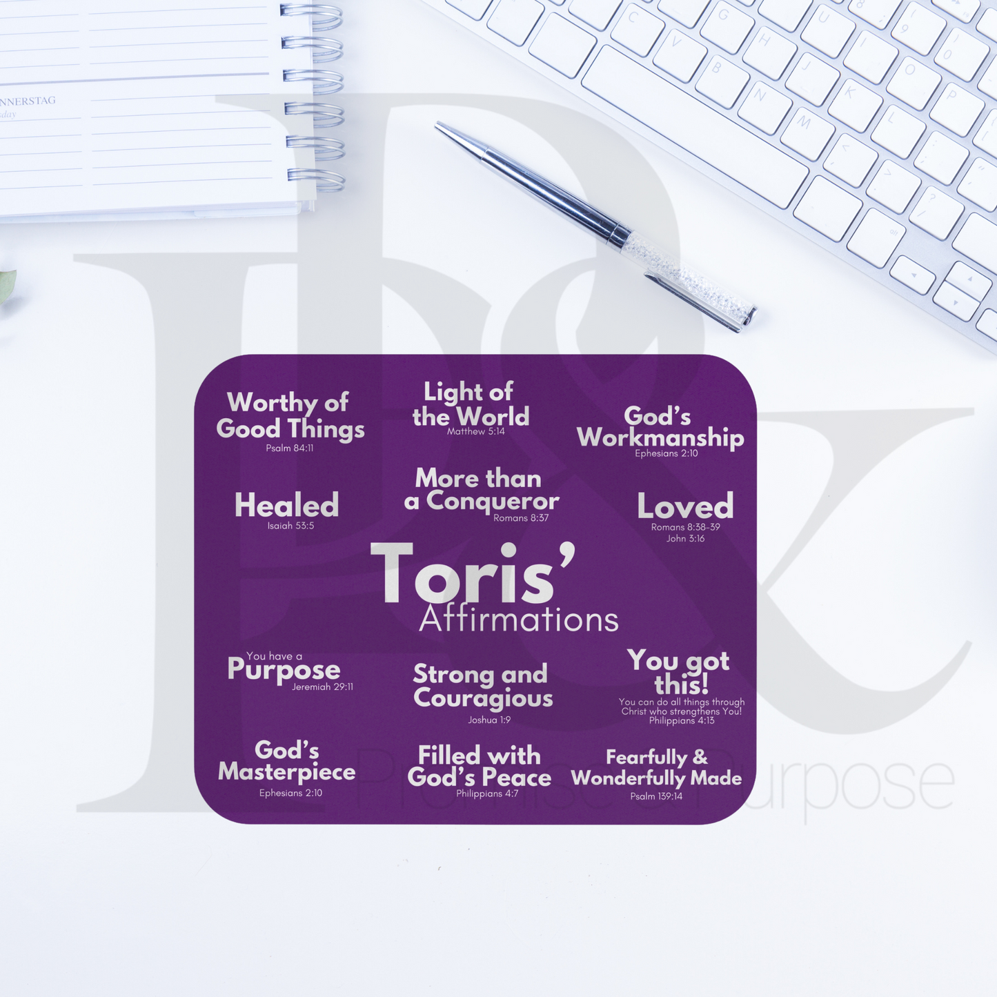 You Got This - Affirmations Personalizable Straight Text 2 Mousepad