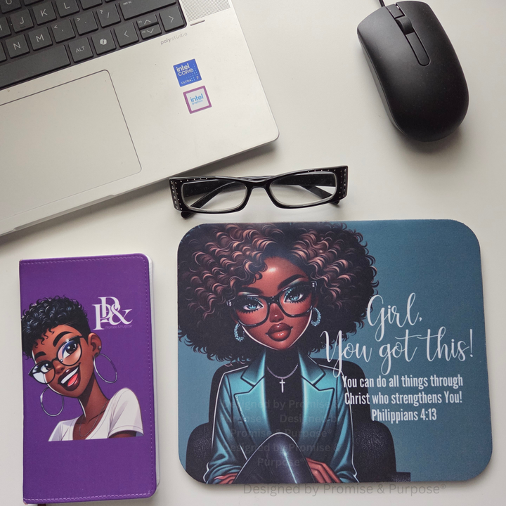 The Original Girl You Got This™ Inspirational Mousepad for Women | Promise & Purpose®