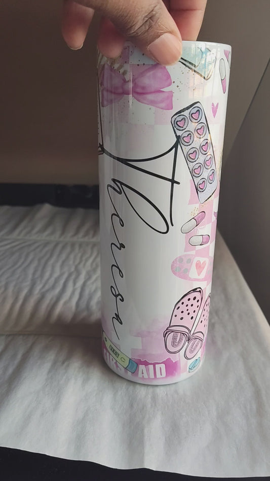 Personalized Nurse 20 oz.Tumbler